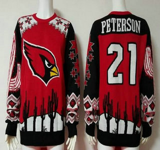 Men's Arizona Cardinals #21 Patrick Peterson Multicolor NFL Sweater