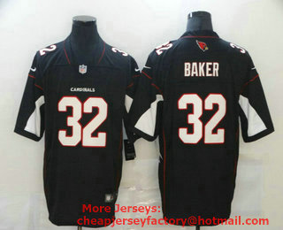 Men's Arizona Cardinals #32 Budda Baker Black 2020 Vapor Untouchable Stitched NFL Nike Limited Jersey
