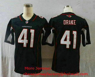 Men's Arizona Cardinals #41 Kenyan Drake Black 2020 Vapor Untouchable Stitched NFL Nike Limited Jersey