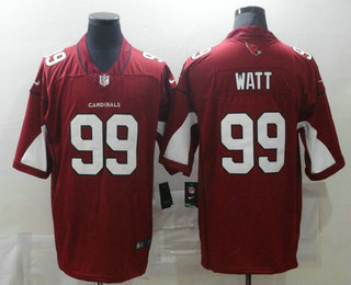 Men's Arizona Cardinals #99 J. J. Watt Red 2021 Vapor Untouchable Stitched NFL Nike Limited Jersey