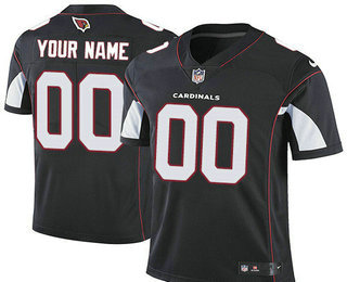 Men's Arizona Cardinals Custom Vapor Untouchable Black Alternate NFL Nike Limited Jersey