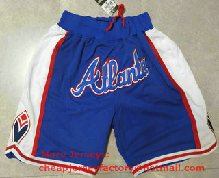 Men's Atlanta Braves Blue Just Don Swingman Shorts