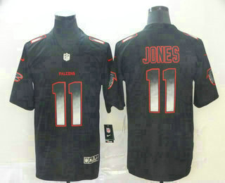 Men's Atlanta Falcons #11 Julio Jones Black 2019 Vapor Smoke Fashion Stitched NFL Nike Limited Jersey