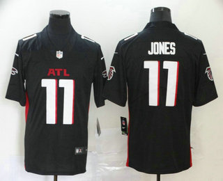 Men's Atlanta Falcons #11 Julio Jones Black 2020 NEW Vapor Untouchable Stitched NFL Nike Limited Jersey