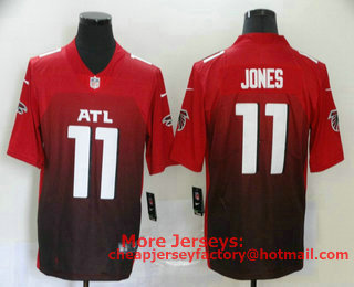 Men's Atlanta Falcons #11 Julio Jones Red 2020 NEW Vapor Untouchable Stitched NFL Nike Limited Jersey