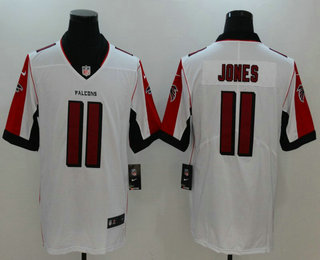 Men's Atlanta Falcons #11 Julio Jones White 2017 Vapor Untouchable Stitched NFL Nike Limited Jersey