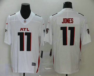 Men's Atlanta Falcons #11 Julio Jones White 2020 NEW Vapor Untouchable Stitched NFL Nike Limited Jersey