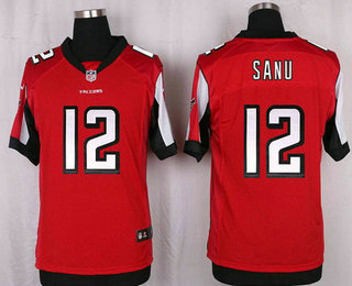 Men's Atlanta Falcons #12 Mohamed Sanu Red Team Color NFL Nike Elite Jersey