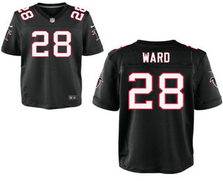 Men's Atlanta Falcons #28 Terron Ward Black Alternate Stitched NFL Nike Elite Jersey