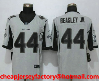 Men's Atlanta Falcons #44 Vic Beasley Gray Gridiron II Stitched NFL Nike Limited Jersey