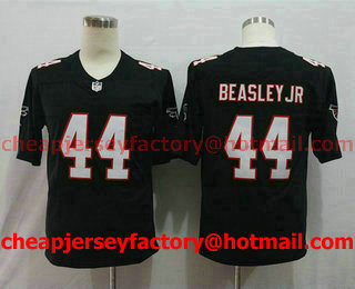 Men's Atlanta Falcons #44 Vic Beasley Jr Black 2017 Vapor Untouchable Stitched NFL Nike Limited Jersey