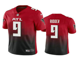Men's Atlanta Falcons #9 Desmond Ridder Red Black Vapor Limited Stitched Jersey