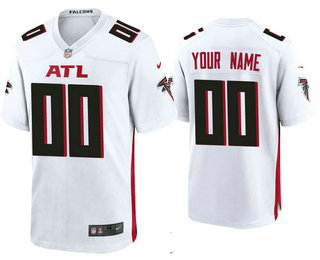 Men's Atlanta Falcons Custom White 2020 NEW Vapor Untouchable Stitched NFL Nike Limited Jersey