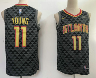 Men's Atlanta Hawks #11 Trae Young Black 2018 Nike Swingman Stitched NBA Jersey