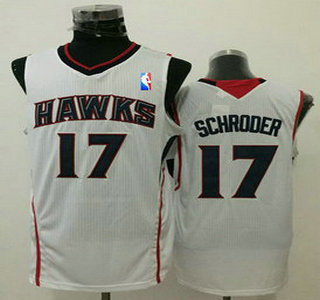 Men's Atlanta Hawks #17 Dennis Schroder White Swingman Jersey