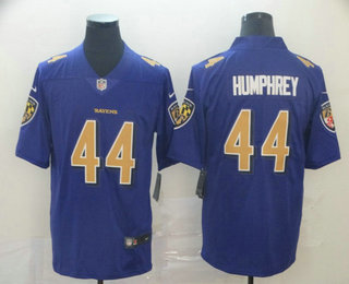 Men's Baltimore Ravens #44 Marlon Humphrey Purple 2016 Color Rush Stitched NFL Nike Limited Jersey
