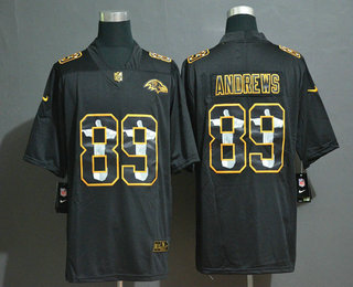 Men's Baltimore Ravens #89 Mark Andrews Jesus Faith Black Vapor Untouchable Stitched NFL Nike Limited Jersey