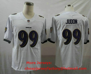 Men's Baltimore Ravens #99 Matt Judon White 2017 Vapor Untouchable Stitched NFL Nike Limited Jersey