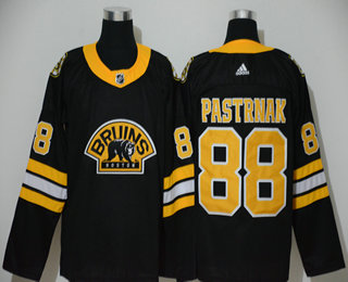 Men's Boston Bruins #88 David Pastrnak Black New 3RD Adidas Stitched NHL Jersey