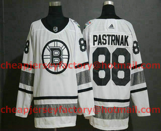 Men's Boston Bruins #88 David Pastrnak White 2019 NHL All-Star Game Adidas Stitched NHL Jersey