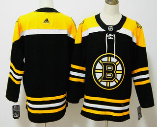 Men's Boston Bruins Blank Black 2017-2018 Hockey Stitched NHL Jersey