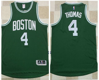 Men's Boston Celtics #4 Isaiah Thomas Green AU Soul Swingman Jersey