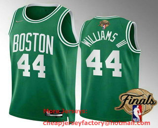 Men's Boston Celtics #44 Robert Williams III 2022 Green NBA Finals Stitched Jersey