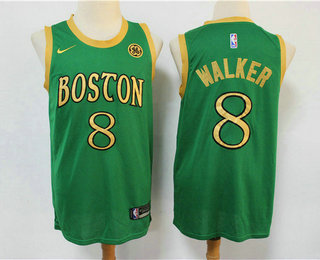 Men's Boston Celtics #8 Kemba Walker NEW Green Nike 2020 Swingman General Electric Stitched NBA Jersey