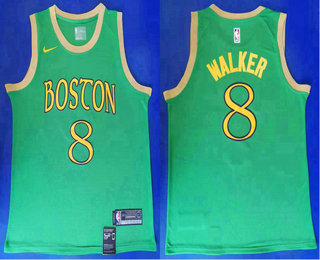Men's Boston Celtics #8 Kemba Walker NEW Green Nike 2020 Swingman Stitched NBA Jersey