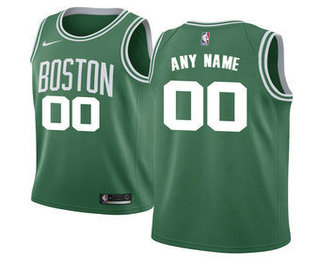 Men's Boston Celtics Custom Green Nike Swingman Stitched NBA Jersey