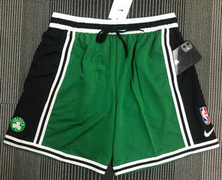 Men's Boston Celtics Green Basketball Training Shorts