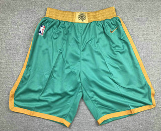 Men's Boston Celtics NEW Green Nike 2020 Swingman Stitched NBA Shorts