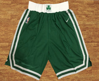Men's Boston Celtics Stitched NBA Swingman Green Nike Shorts
