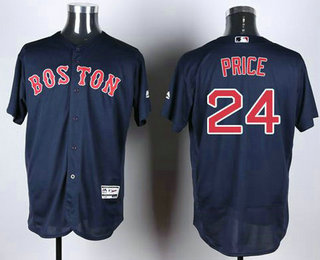 Men's Boston Red Sox #24 David Price Navy Blue 2016 Flexbase Authentic Collection Jersey