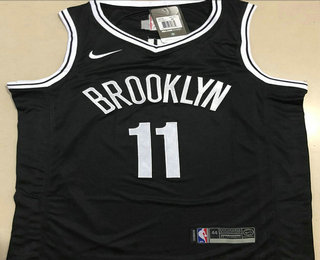 Men's Brooklyn Nets #11 Kyrie Irving Black 2018 Nike AU ALL Stitched NBA Jersey