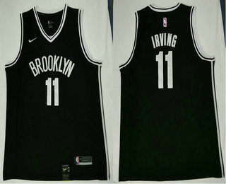 Men's Brooklyn Nets #11 Kyrie Irving Black 2019 Nike Swingman Stitched NBA Jersey