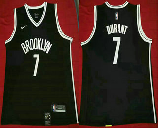 Men's Brooklyn Nets #7 Kevin Durant Black 2019 Nike Swingman Stitched NBA Jersey