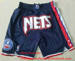 Men's Brooklyn Nets Black Just Don 2022 Nike City Edition Stitched Swingman Shorts