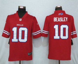 Men's Buffalo Bills #10 Cole Beasley Red 2016 Color Rush Stitched NFL Nike Limited Jersey