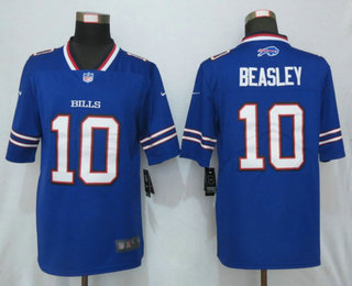 Men's Buffalo Bills #10 Cole Beasley Royal Blue 2017 Vapor Untouchable Stitched NFL Nike Limited Jersey