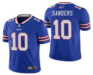 Men's Buffalo Bills #10 Emmanuel Sanders Royal Blue 2020 Vapor Untouchable Stitched NFL Nike Limited Jersey