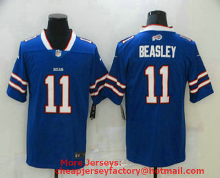 Men's Buffalo Bills #11 Cole Beasley Royal Blue 2020 Vapor Untouchable Stitched NFL Nike Limited Jersey