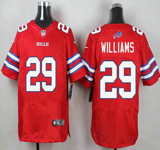 Men's Buffalo Bills #29 Karlos Williams Red 2015 NFL Nike Elite Jersey