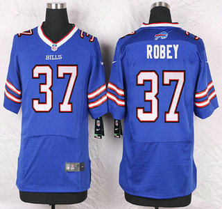 Men's Buffalo Bills #37 Nickell Robey Royal Blue Team Color NFL Nike Elite Jersey