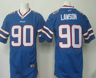 Men's Buffalo Bills #90 Shaq Lawson Royal Blue Team Color NFL New Elite Jersey