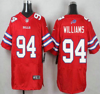 Men's Buffalo Bills #94 Mario Williams Red 2015 NFL Nike Elite Jersey