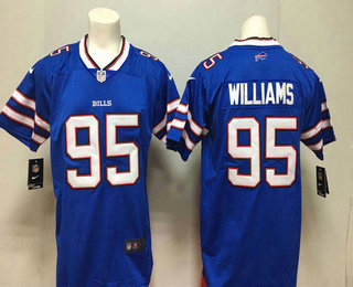 Men's Buffalo Bills #95 Kyle Williams Royal Blue 2017 Vapor Untouchable Stitched NFL Nike Limited Jersey