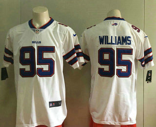 Men's Buffalo Bills #95 Kyle Williams White 2017 Vapor Untouchable Stitched NFL Nike Limited Jersey