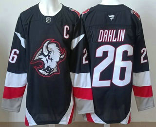 Men's Buffalo Sabres #26 Thomas Vanek Black Authentic Jersey