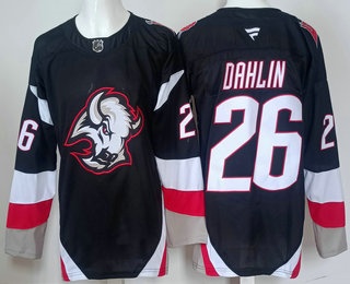 Men's Buffalo Sabres #26 Thomas Vanek Black Authentic Jersey